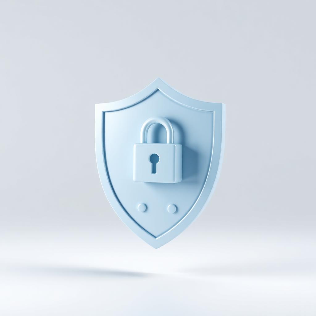Encrypted shield icon