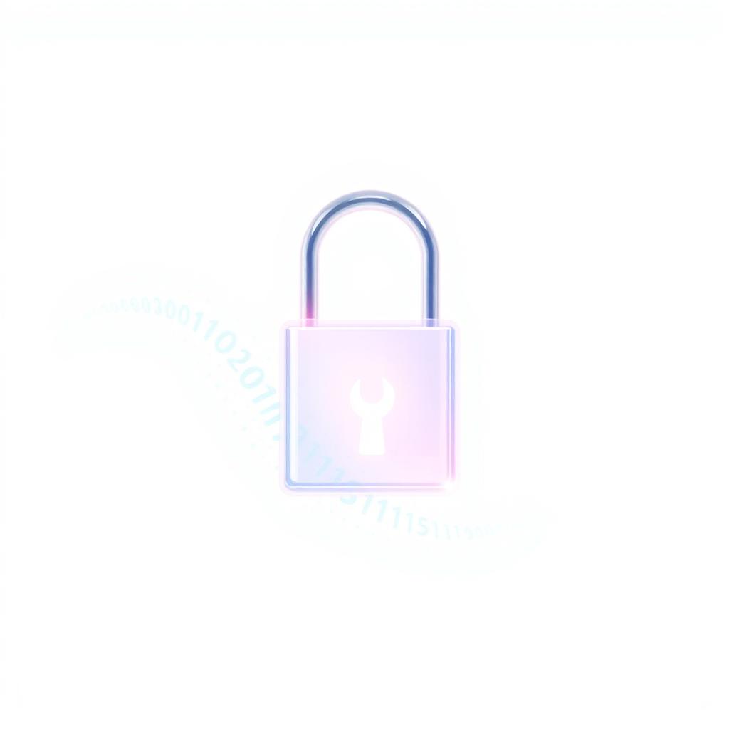 Padlock over an encrypted data stream